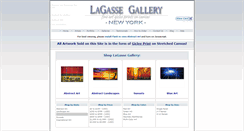 Desktop Screenshot of lagassegallery.com