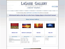 Tablet Screenshot of lagassegallery.com